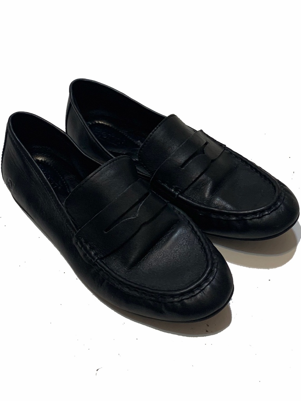 Born leather loafers Classic Black women’s flat Loafers